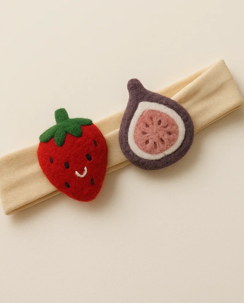 Strawberry Fig Baby Headband
